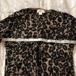 Ann Taylor LOFT Leopard print cardigan